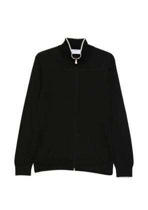 Gran Sasso zip-up cardigan - Black