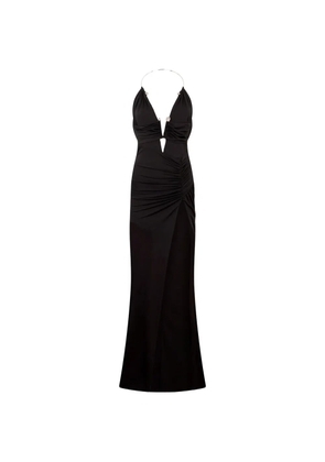 Philipp Plein pierced slit dress - Black