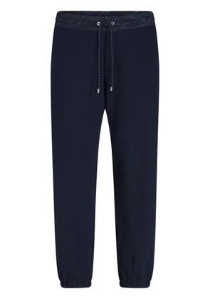 ETRO Pegaso-appliqué track pants - Blue