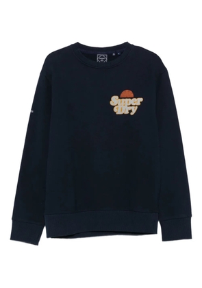 Superdry logo-print sweatshirt - Blue