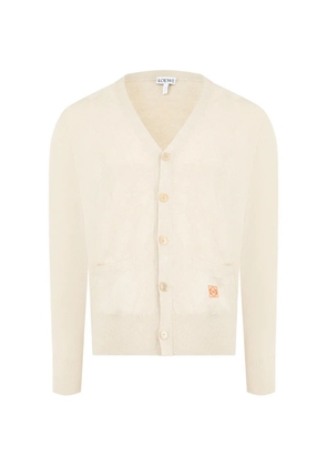LOEWE Anagram pocket cardigan - Neutrals