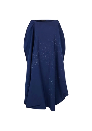 Maria Calderara splatter-print dress - Blue