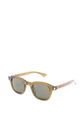 Saint Laurent Eyewear square-frame sunglasses - Neutrals