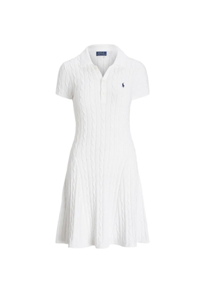 Polo Ralph Lauren cable-knit midi dress - White