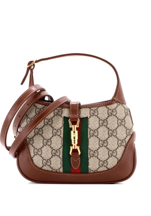 Gucci Pre-Owned Jackie 1961 GG Coated Canvas Mini hobo bag - Brown