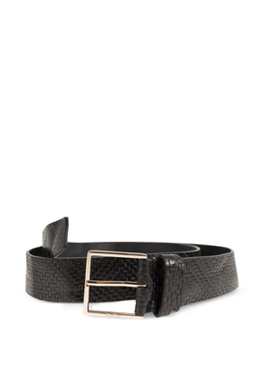 Max Mara braided leather belt - Black