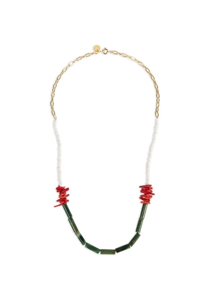 Undercover beaded necklace - Gold