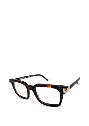 Off-White Eyewear tortoise geometric glasses - Brown