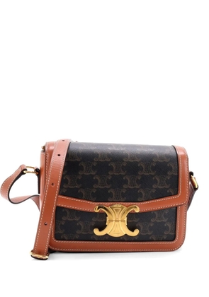 Celine Pre-Owned Triomphe Triomphe Coated Canvas Teen shoulder bag - Brown