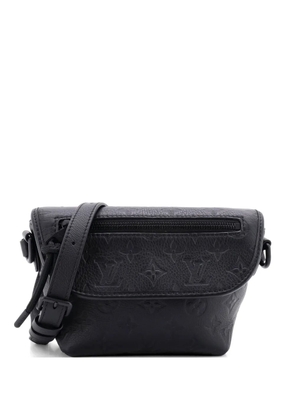 Louis Vuitton Pre-Owned Pulse Wearable Wallet Monogram Shadow Leather belt bag - Black