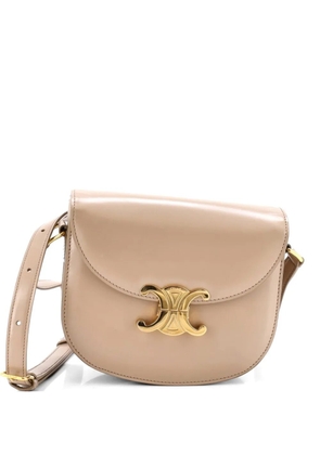 Celine Pre-Owned Triomphe Besace Clea Flap Bag Leather shoulder bag - Neutrals