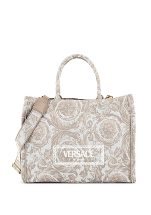 Versace Pre-Owned Athena Convertible Barocco Jacquard Medium tote bag - Neutrals