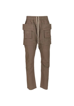 Rick Owens DRKSHDW elasticated waist cargo pants - Brown