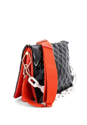 Louis Vuitton Pre-Owned Coussin Bag Monogram Embossed Patent MM shoulder bag - Black