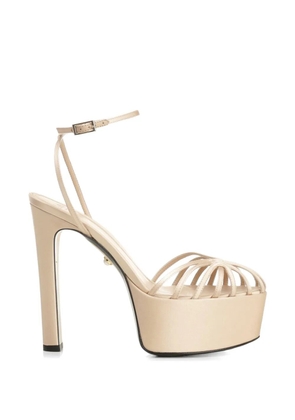 Alevì Clio leather sandals - Neutrals