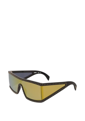 Moschino Pre-Owned golden studded sunglasses - Black