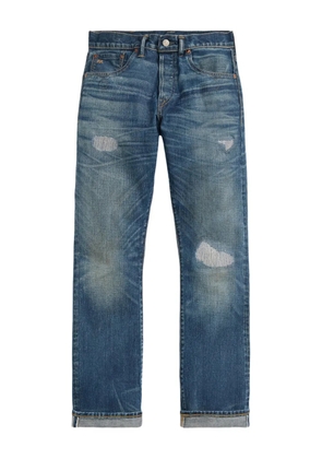 Ralph Lauren RRL distressed straight-leg jeans - Blue