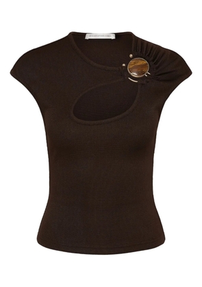 Christopher Esber Hollow T-shirt - Brown