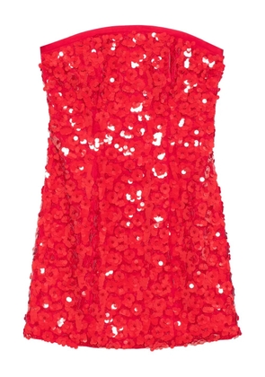 Cynthia Rowley paillette-embellished dress - Red