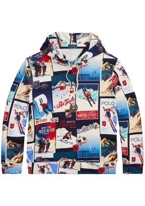 Polo Ralph Lauren printed hoodie - Blue