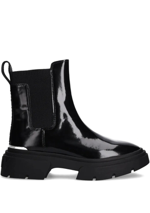 DKNY 60mm Fenella lug-sole pull-tab Chelsea boots - Black