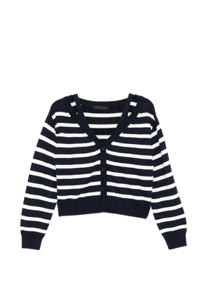 YCH striped cardigan - Blue
