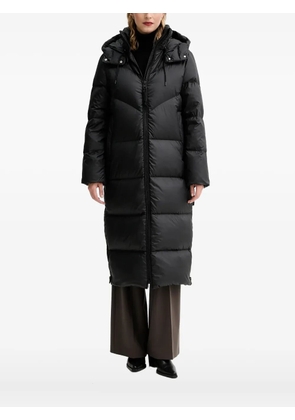 Marc O'Polo hooded-zipped coat - Black