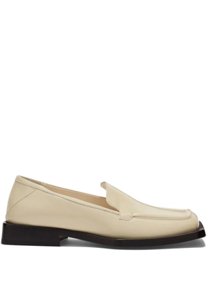 The Attico square-toe loafers - Neutrals