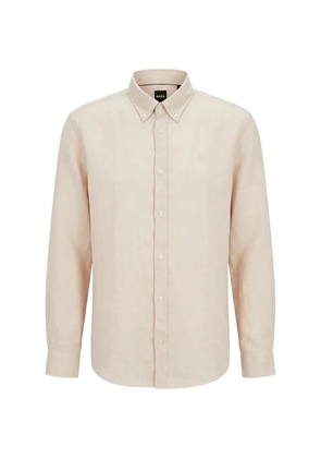BOSS embroidered shirt - Neutrals