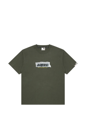 AAPE BY *A BATHING APE® printed T-shirt - Green