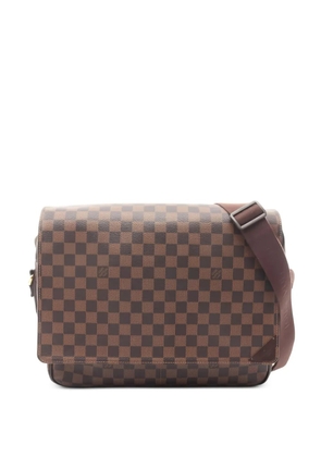 Louis Vuitton Pre-Owned 2012 GM Damier Ebène menssager bag - Brown