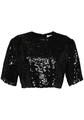 MSGM sequinned T-shirt - Black