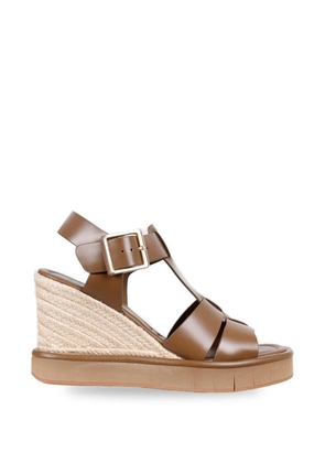 Palomitas By Paloma Barcelò strappy wedge-heel espadrilles - Brown