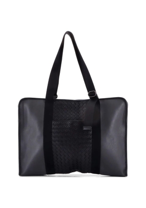 Bottega Veneta Pre-Owned Briefcase Intrecciato Leather shoulder bag - Black