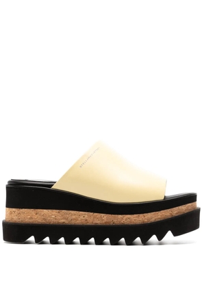 Stella McCartney 80mm Sneak-Elyse sandals - Yellow