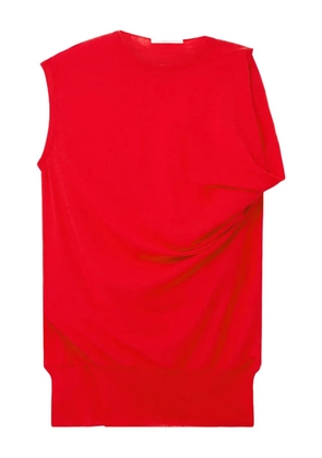 Stella McCartney draped asymmetric top - Red