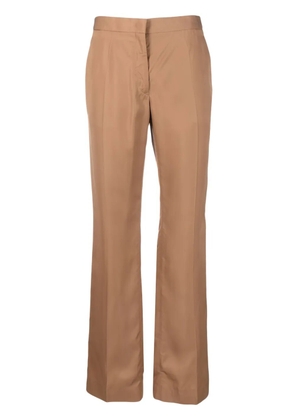 Jil Sander flared tailored trousers - Brown