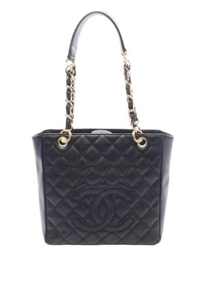 CHANEL Pre-Owned 2008-2009 Caviar Shopping tote bag - Black