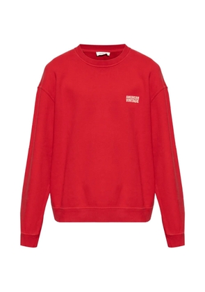 American Vintage logo knitwear - Red