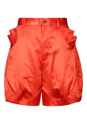 Noir Kei Ninomiya satin shorts - Red