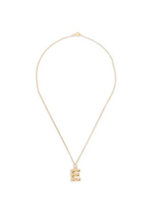 Completedworks E-initial pendant necklace - Gold