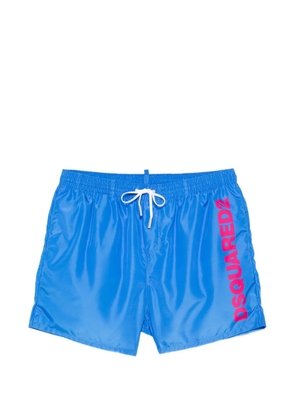 DSQUARED2 logo-detail swim shorts - Blue
