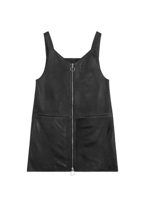 Fiorucci zip pocket leather dress - Black