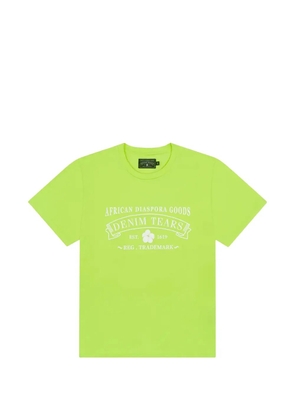Denim Tears ADG logo-graphic T-shirt - Green