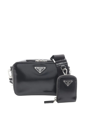 Prada Pre-Owned 2013-2026 Patent Leather Brique crossbody bag - Black