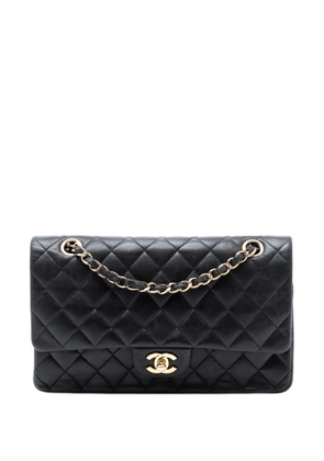 CHANEL Pre-Owned 2010-2011 Medium Classic Lambskin Double Flap shoulder bag - Black