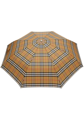 Burberry Vintage Check folding umbrella - Brown