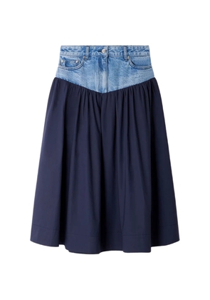 SANDRO flared midi skirt - Blue