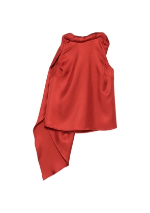 LouLou de Saison Wilma draped top - Red