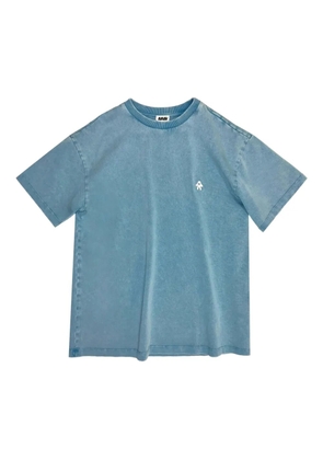 AVAVAV logo-embroidered cotton T-shirt - Blue